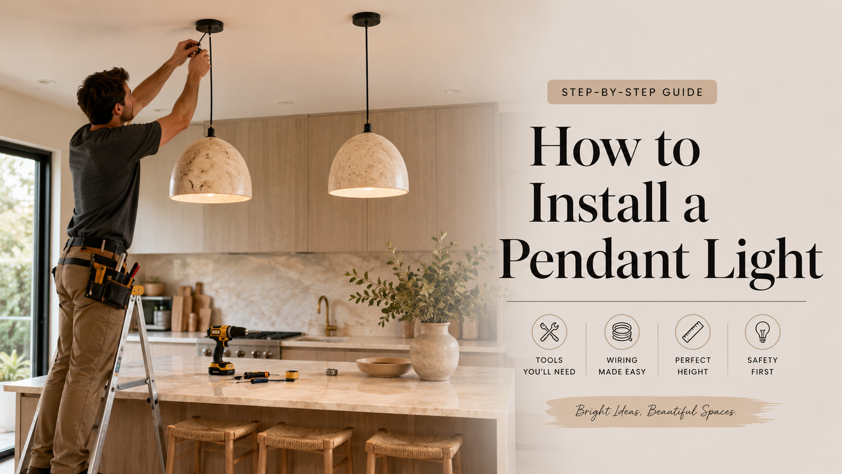 how to install a pendant light