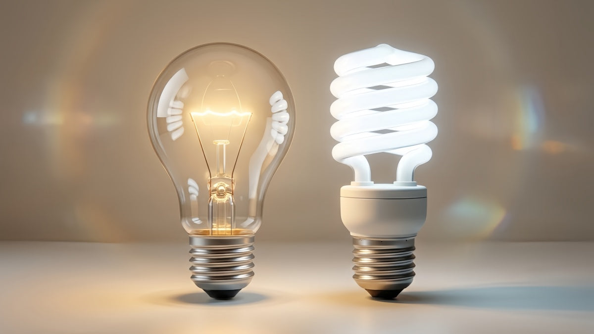 Incandescent vs fluorescent lighting which saves more energy