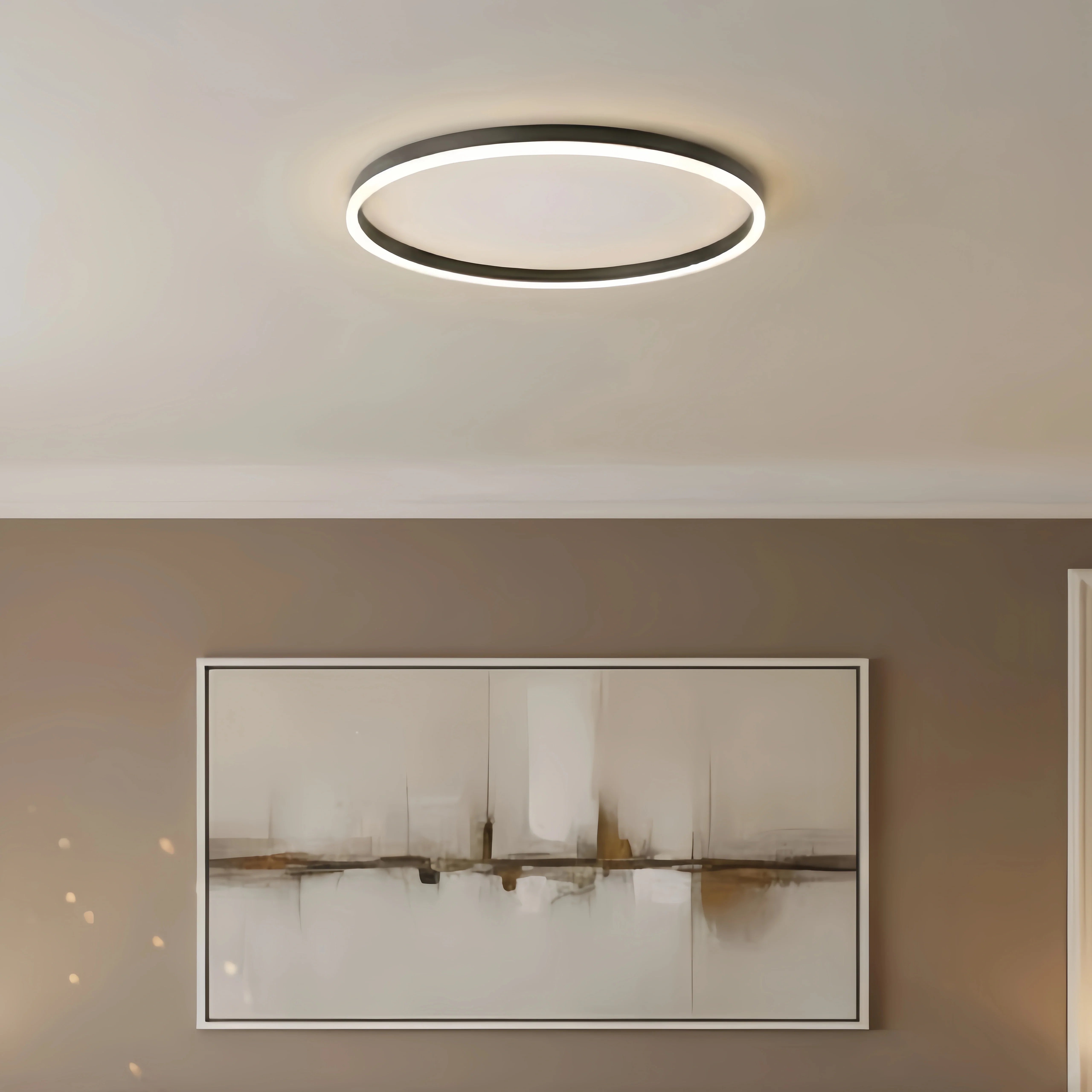 Modern Round Ceiling Lights | Simple Circular Flush Mounts