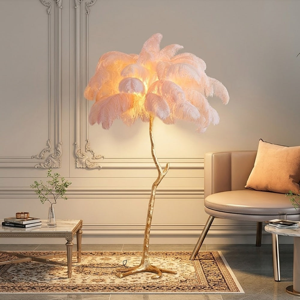 Feather Floor Lamp
