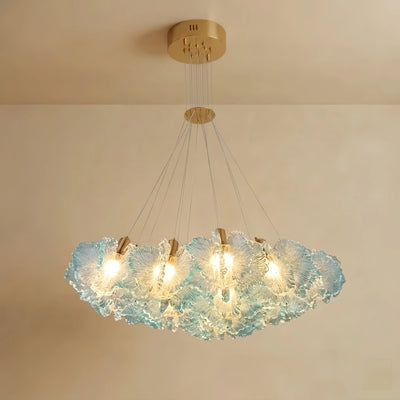 Vivara Modern Cloud Chandelier -- Colorful Acrylic White/Pink/Purple/Blue for Dining Room