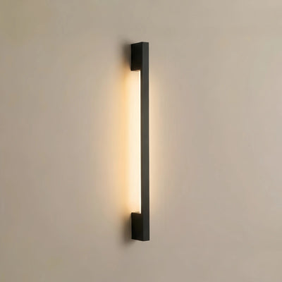 Arcato Modern Linear LED Wall Lamp – Black Wall-Mounted Light for Living Room