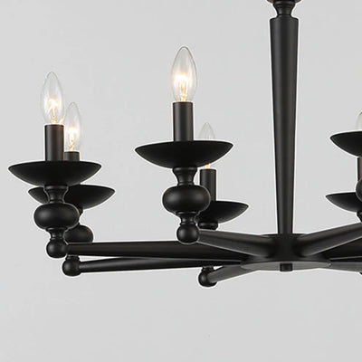  Chandelier - Convertible Wall/Pendant Light with Glass Dining/Living Room