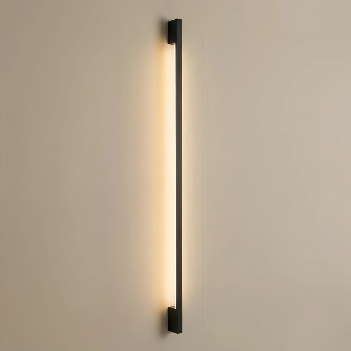 Arcato Modern Linear LED Wall Lamp – Black Wall-Mounted Light for Living Room