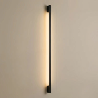 Arcato Modern Linear LED Wall Lamp – Black Wall-Mounted Light for Living Room