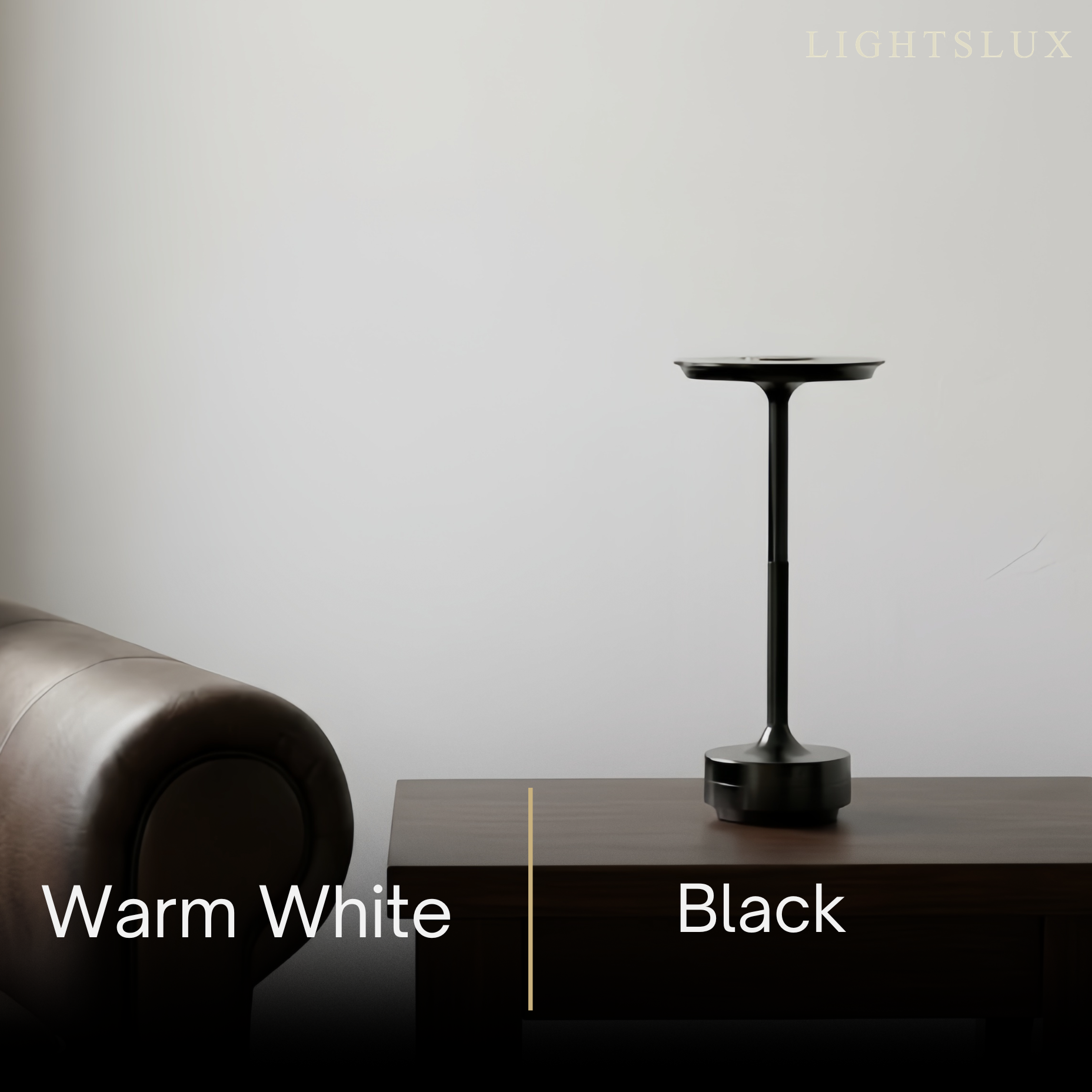 Arcato Modern Rechargeable Table Lamp – Touch Dimming & 3 Color Temperatures