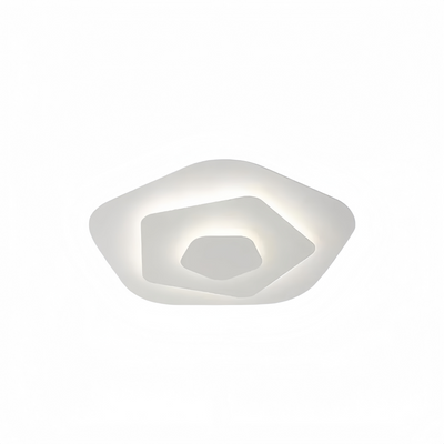 Crema Modern Nordic Round Flush Mount Ceiling Light – White Fixture