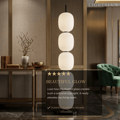 Velora Modern White Floor Lamp