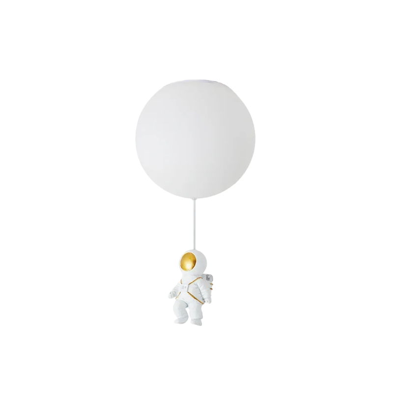 Vivara Designer Acrylic Ceiling Light - Astronaut Balloon for Children's Room