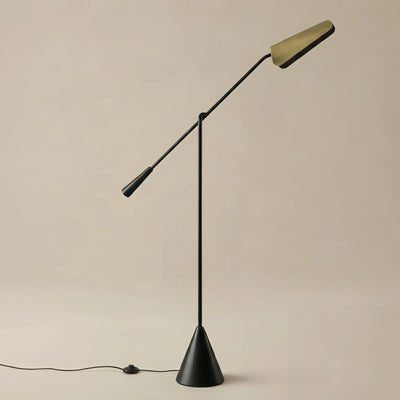Floor Lamp – LED Head & Metal/Marble Base for Bedroom/Living Room
