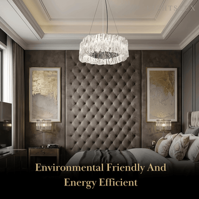 Pendant Light – White/Gold/Chrome Acrylic for Living Room