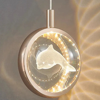 Art Deco Gold Pendant Light