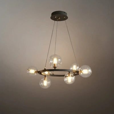 Chandelier - Metal Frame with Bubble Design for Living Room