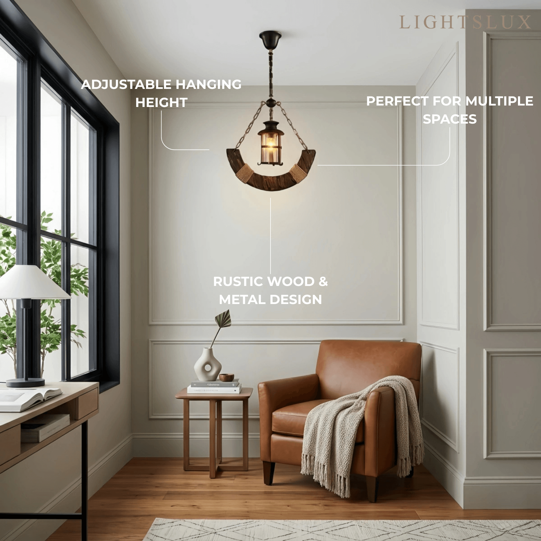 Vintage Lantern Pendant Light