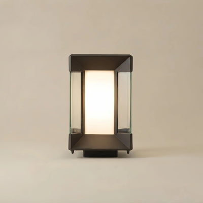 Arcato Modern Pathway Lights - Black/Black-Gold Metal Design for Garden