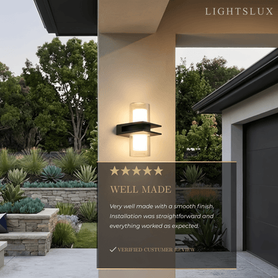 Arcato Modern Outdoor Wall Lamp