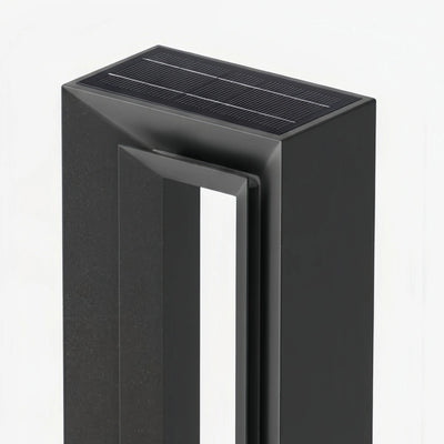 Arcato Modern Rectangular Pathway Light - Black Metal/Acrylic for Garden Paths