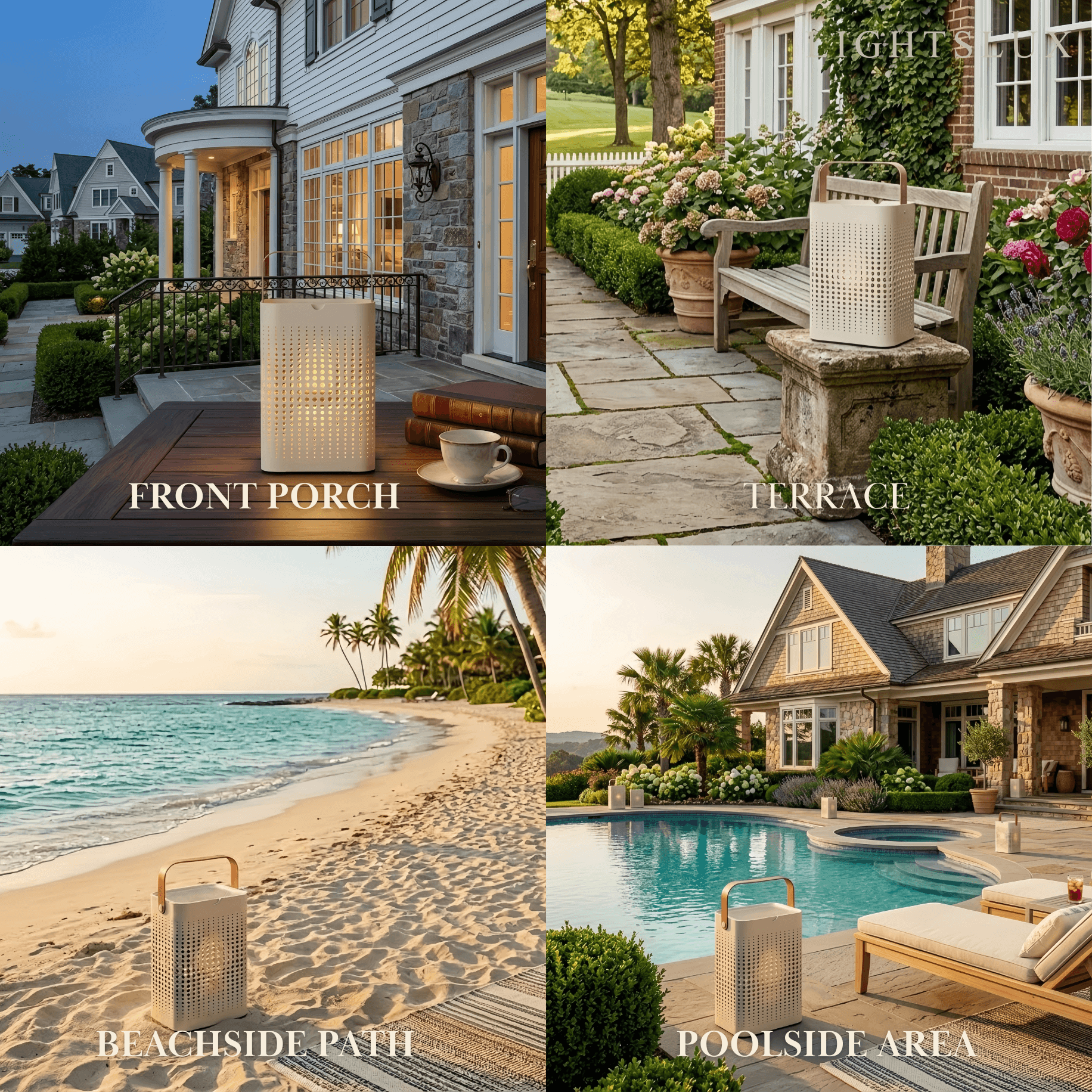 Arcato Modern Cylindrical Outdoor Floor Lamp