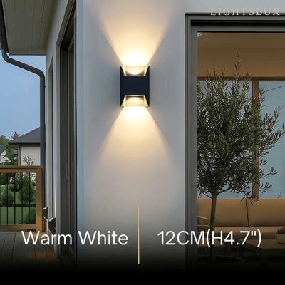 Irondale Industrial Geometric Outdoor Wall Lamp