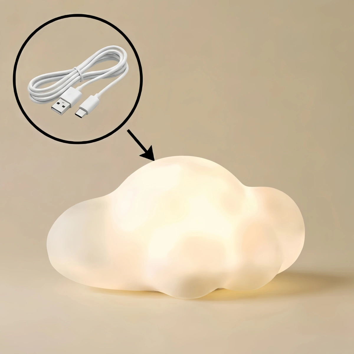 Vivara Art Deco Pathway Lights - White Acrylic Cloud Design for Patio & Garden