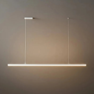 Arcato Modern LED Pendant Light – White/Black Metal/Glass for Dining Room