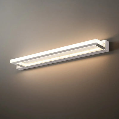 Arcato Modern Waterproof Vanity Light for Bathroom – White Acrylic & Metal Fixture