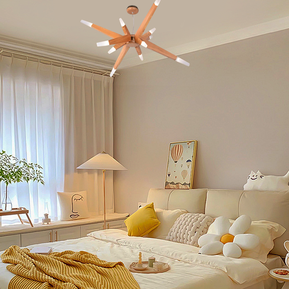 Zenno Designer Handmade Branch Wood Pendant Light - Natural