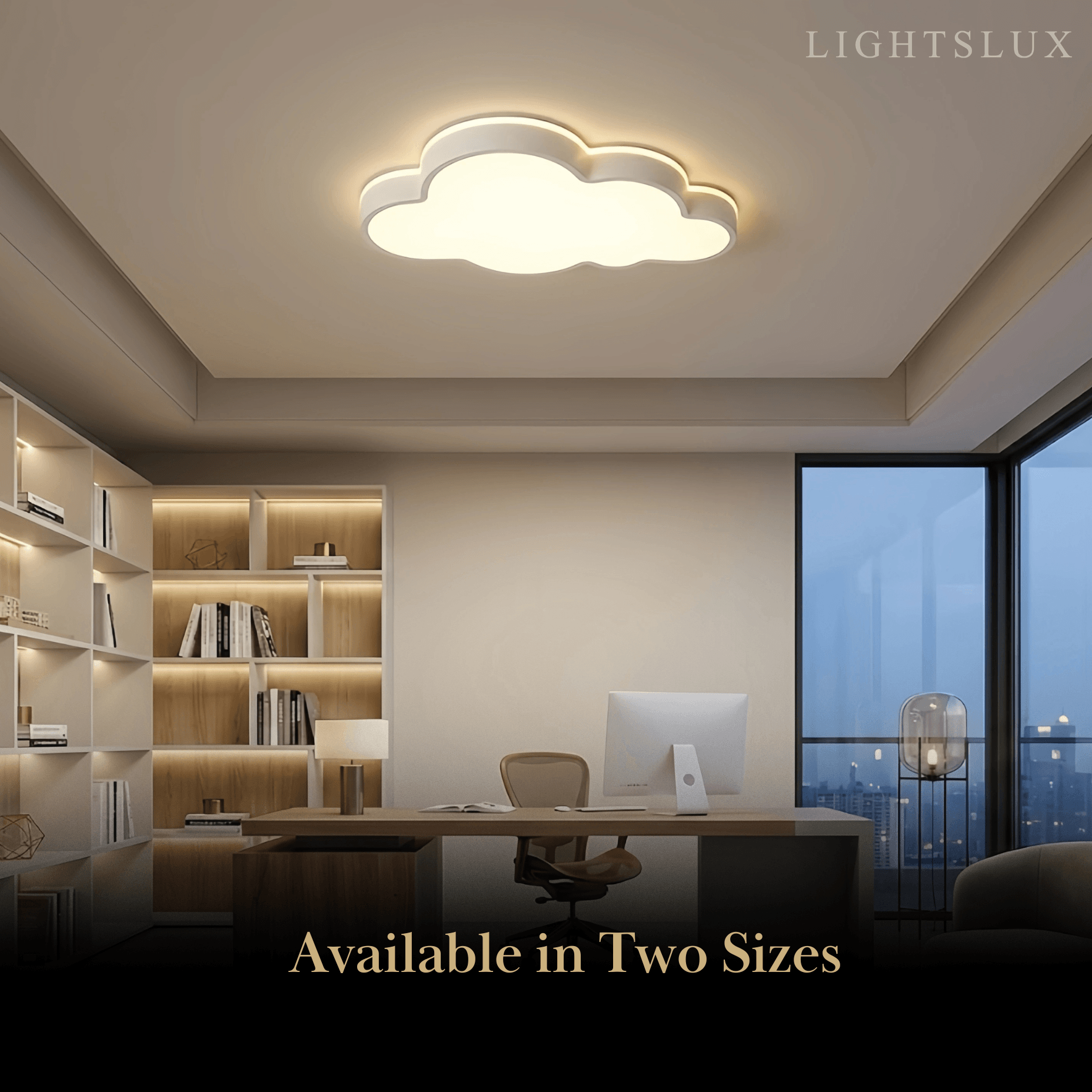 Modern White Flush Mount Ceiling Light