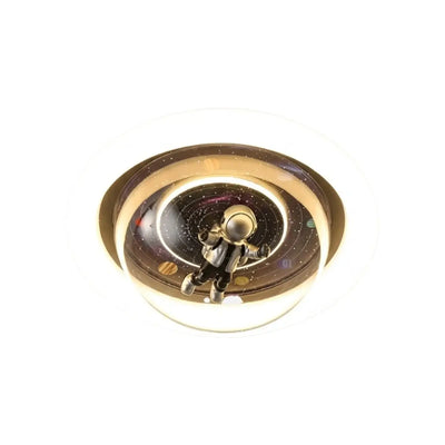 Vivara Modern Metal/Acrylic Ceiling Light - Blue