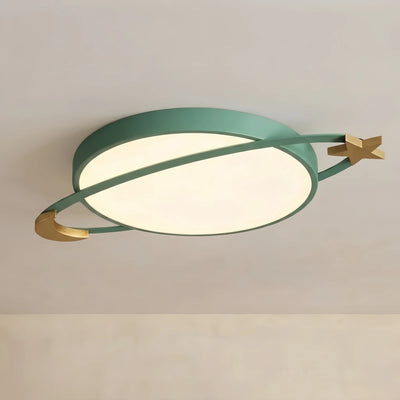 Vivara Modern Ceiling Light - Dimmable Grey/White/Green for Bedroom