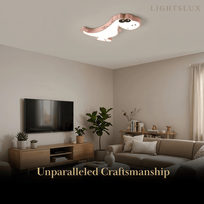 Vivara Modern Dimmable Ceiling Light - Cute Dragon Design for Children's Room