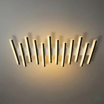 Arcato Minimalist Linear Flush Mount Light - Metal Ceiling Light for Living Room