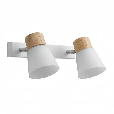 Crema Modern White Vanity Light