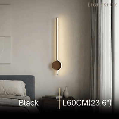 Arcato Nordic Wood & Acrylic Wall Lamp - White/Gold/Black for Dining Room