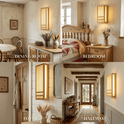 Zenno Modern Wood Wall Lamp