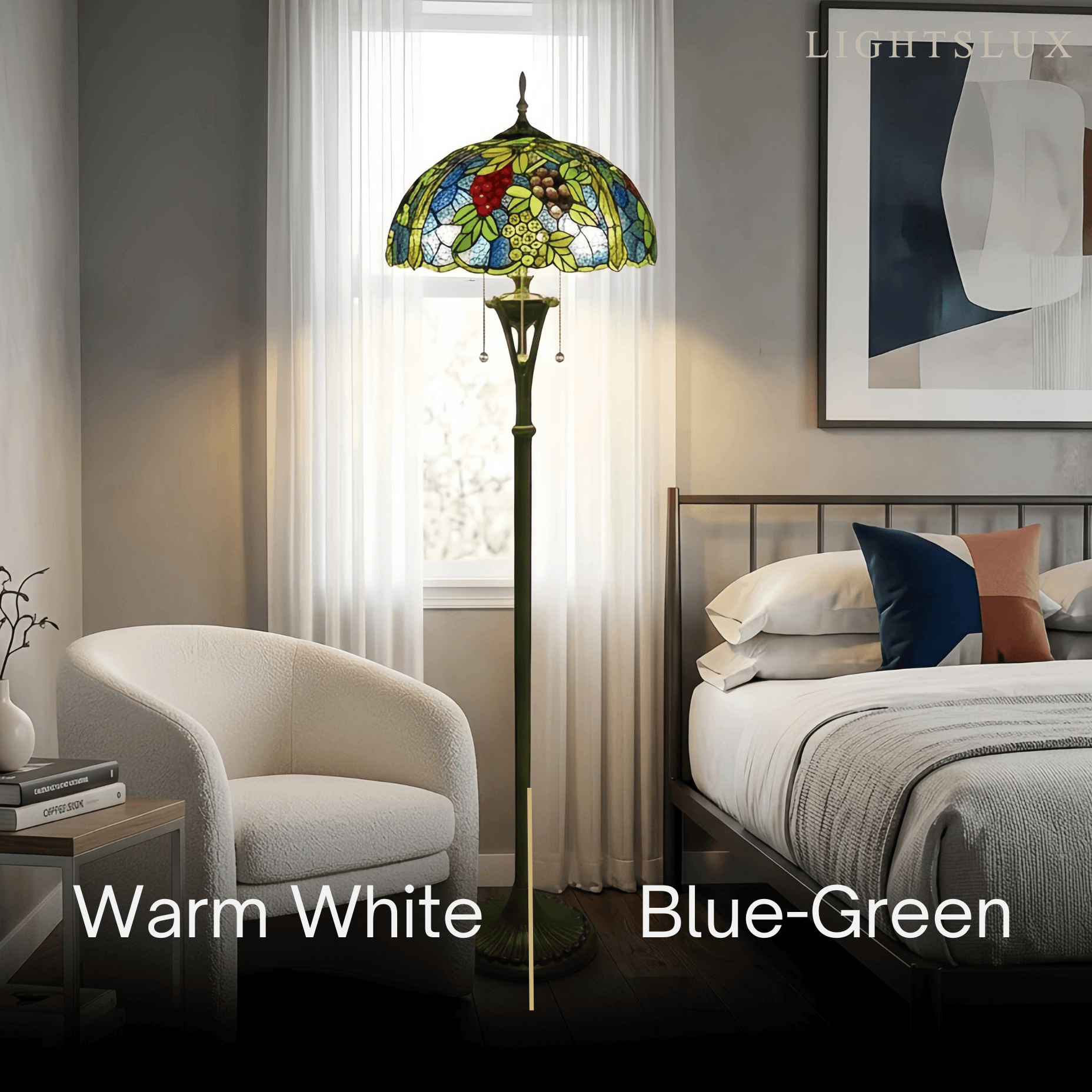 Mahara Vintage Metal Floor Lamp
