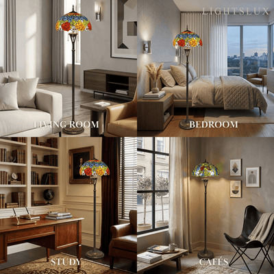 Mahara Vintage Metal Floor Lamp