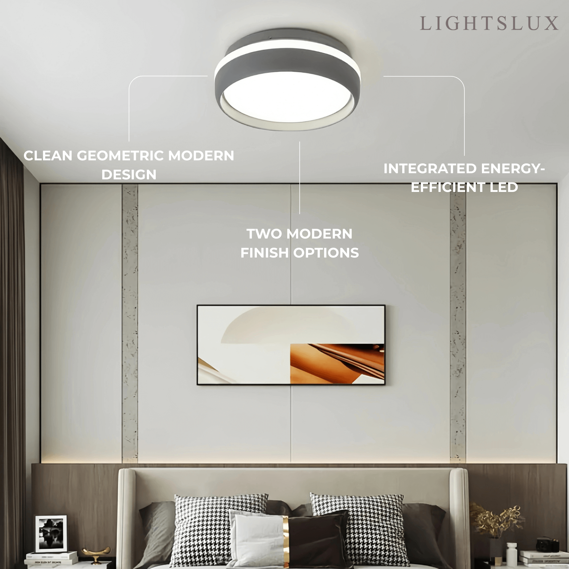 Embrace Modern Round Ceiling Light