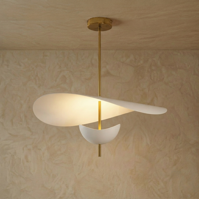 Arcato Nordic Pendant Lamp — White Layered Design for Dining Room B