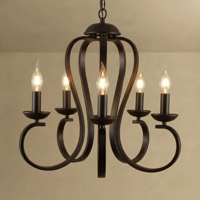 Excelis_Vintage_Candle_Chandelier_-_Metal_Multi-Light_Fixture
