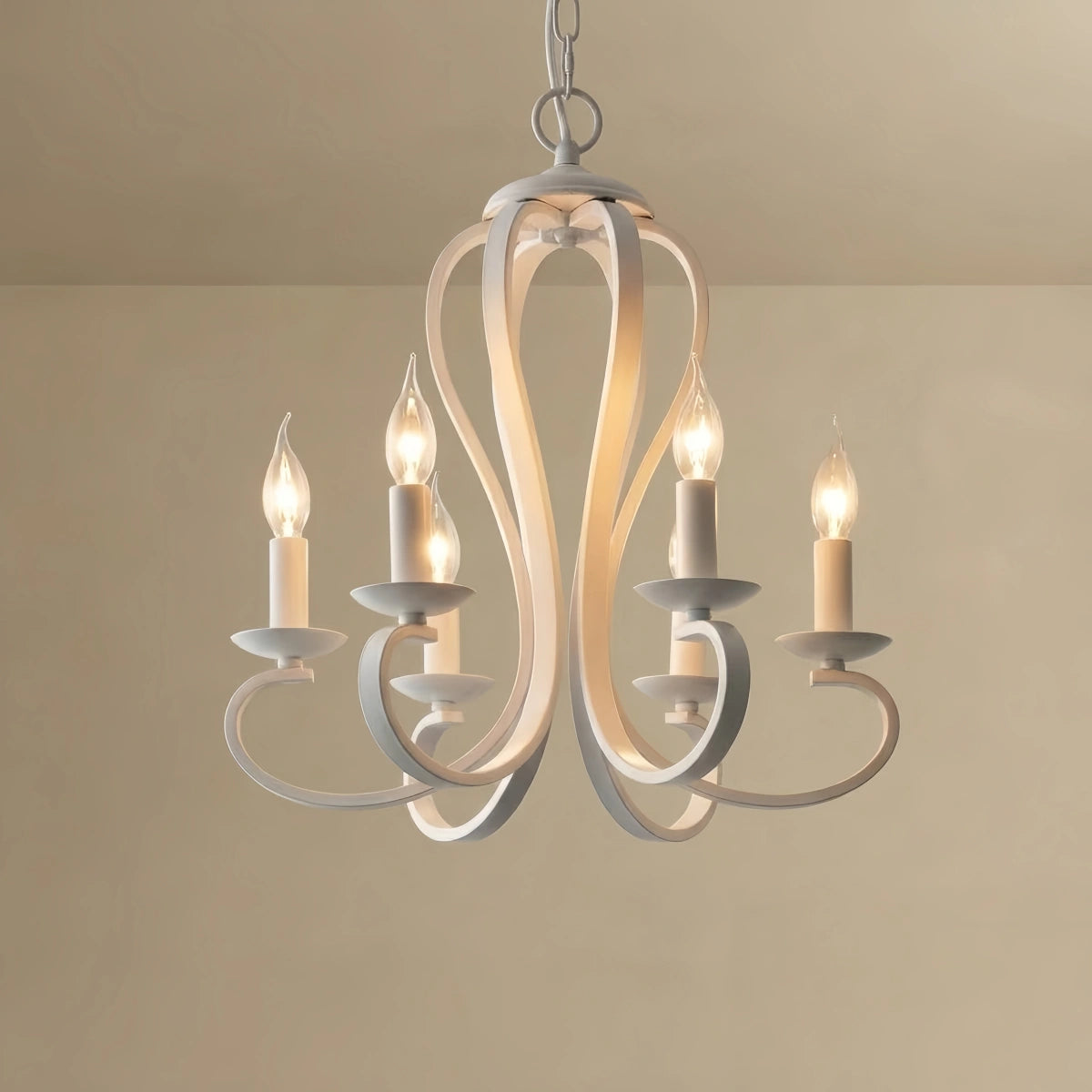Vintage_Candle_Chandelier_-_Metal_Multi
