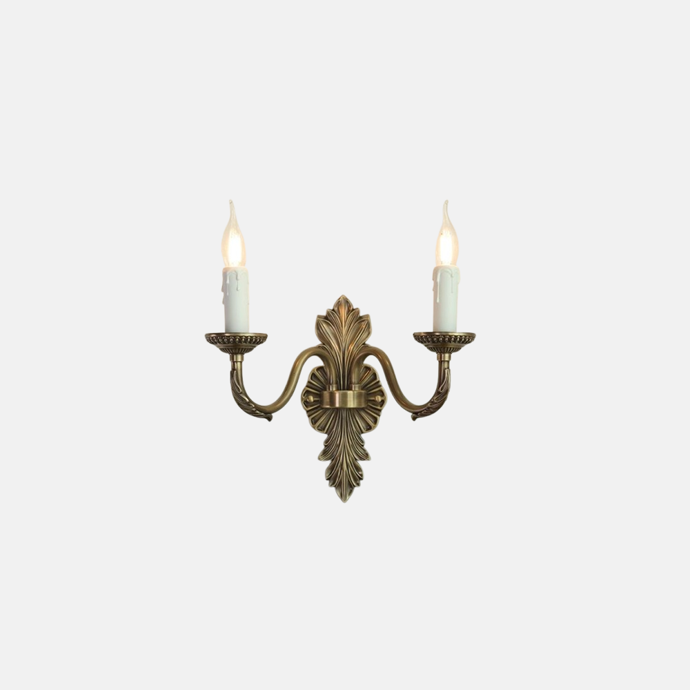 Irondale Vintage Candelabra Metal Wall Lamp Dining Room