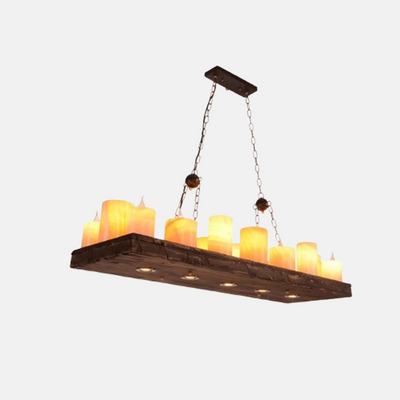 Candle Style Pendant Light – 8/12/16 Lights for Dining Room