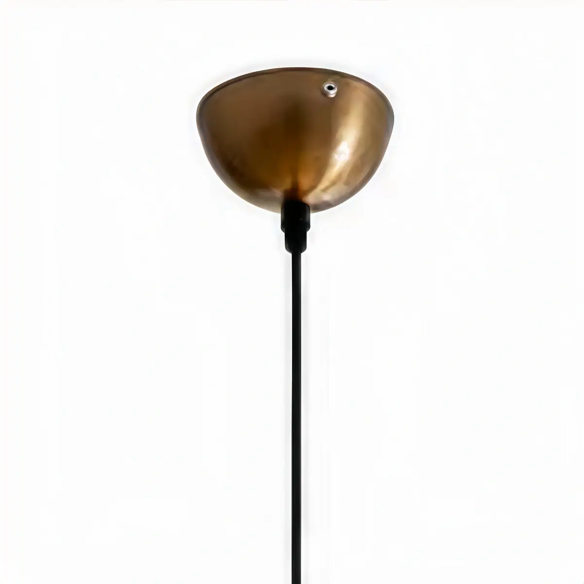 Vetro Retro Glass Pendant Light --Coffee Or White for Dining Room Details