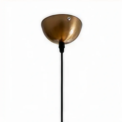 Vetro Retro Glass Pendant Light --Coffee Or White for Dining Room Details