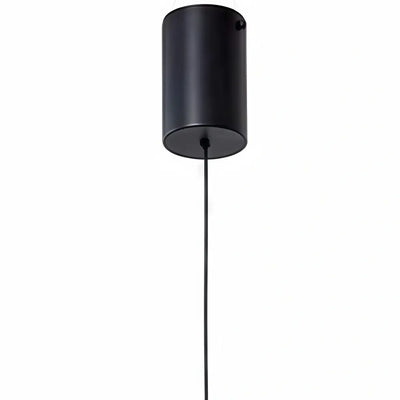Lunara Modern Pendant Light – Acrylic Globe & Carbon Steel Detail
