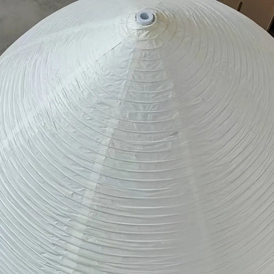 Zenno Japanese Pendant Light -- Handcrafted Parchment for Dining Room Detail