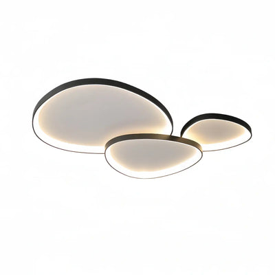 Minimalist Ceiling Light -- Metal Integrated LED White/Black for Living Room
