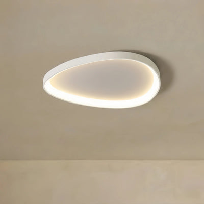 Sandora Minimalist Ceiling Light -- Metal Integrated LED White/Black for Living Room