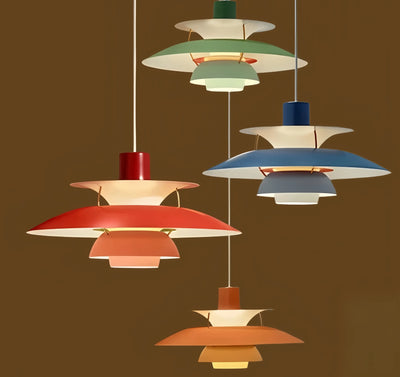 Morandia Nordic Pendant Light -- Aluminum Multi-Color